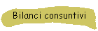Bilanci consuntivi