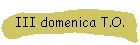 III domenica T.O.