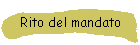 Rito del mandato