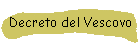 Decreto del Vescovo