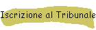 Iscrizione al Tribunale