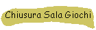 Chiusura Sala Giochi