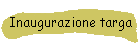 Inaugurazione targa